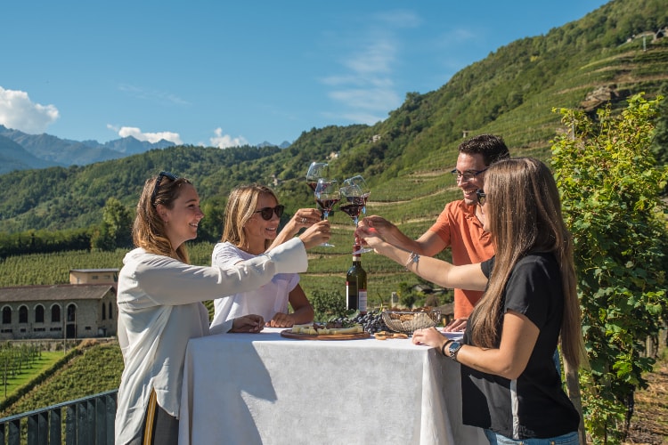 Assaporando i vini della Valtellina lungo la Via dei Terrazzamenti