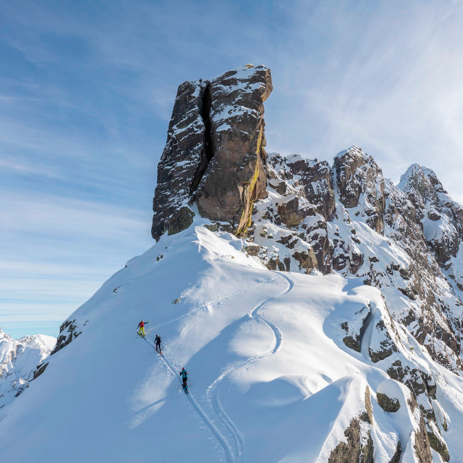 Nachtskifahren im Valtellina